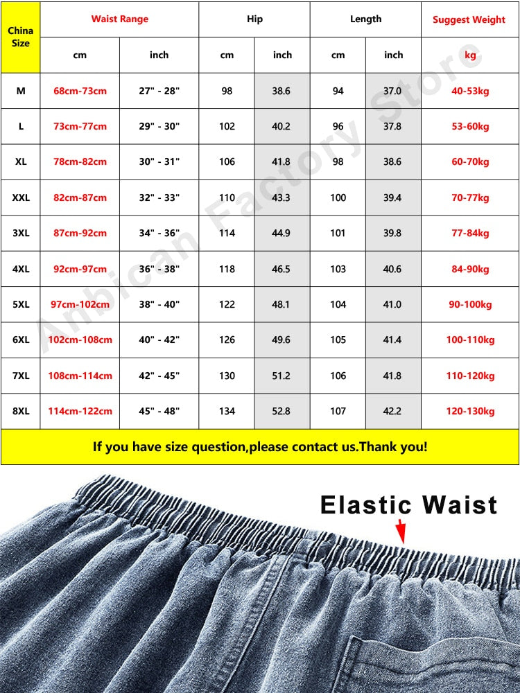 Cargo Jeans Streetwear Denim Jogger Pants Men Baggy Harem Jean