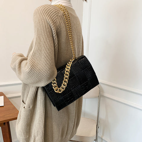 Women Pattern Crossbody Bags Lady Chain Shoulder Bag