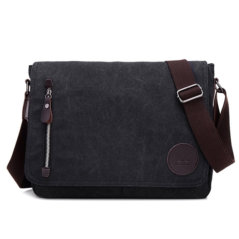 Men Crossbody Canvas Messenger Bags Leisure Shoulder Casual