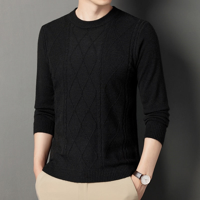 Long-sleeved Knitted Youth Thick Sweater Pullover