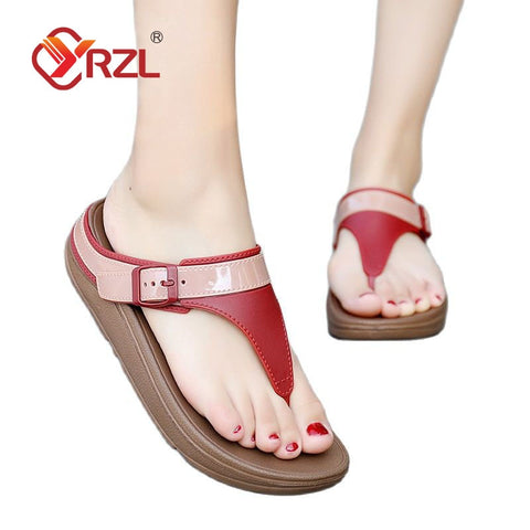Flip Flops Women Platform Sandals Soft Sole Wedge Slippers Outdoor