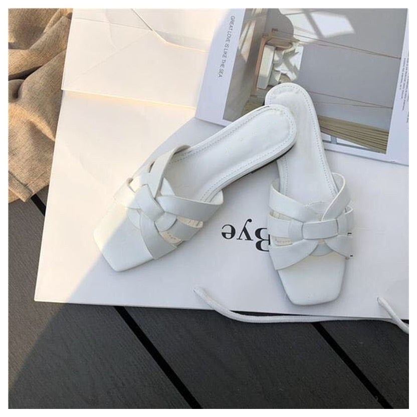 Sandals Shoes For Ladies Slippers Slides Open Toe Flat Casual Beach