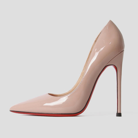 Star Style Shoes Red Shiny Bottom Pumps Brand High Heel Shoes 12cm