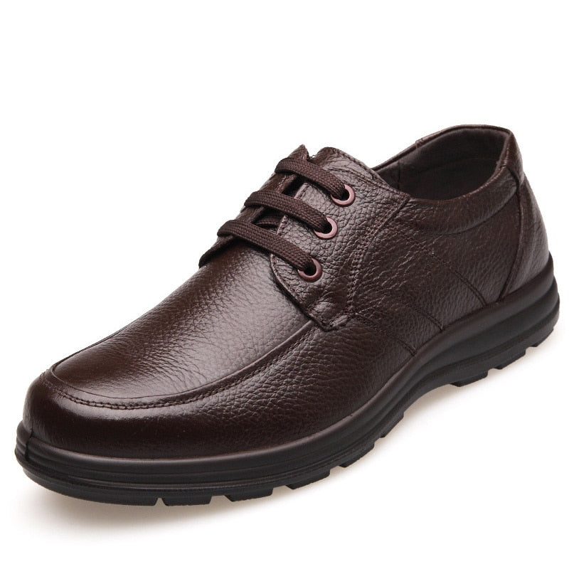 Genuine Leather Shoes Men Flats Fashion Men Casual Shoes