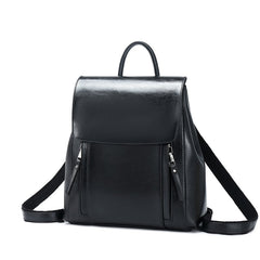 Genuine Leather Women Backpack Rucksack Cross body Shoulder Bag