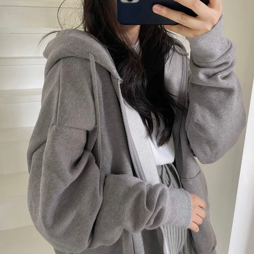 Women Hoodies Harajuku Korean Version Loose Oversized Sweatshirts