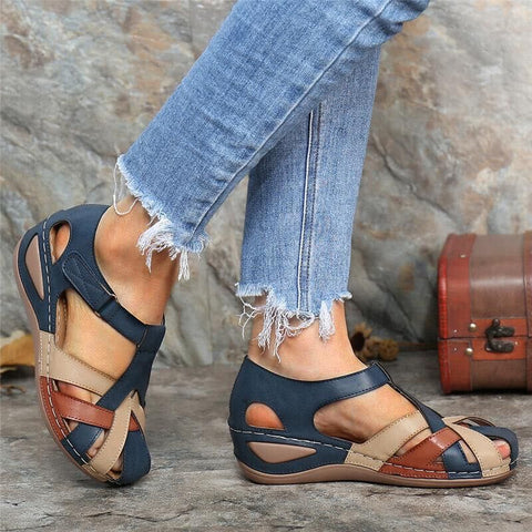 Women Comfortable Outdoor Sandals Casual Plus Size Slippers Round
