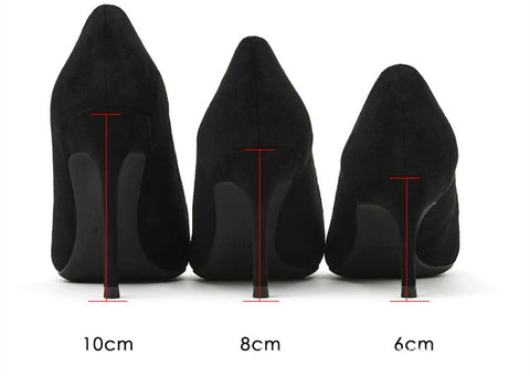 Pumps  High heels Pointed Toe black Shoes