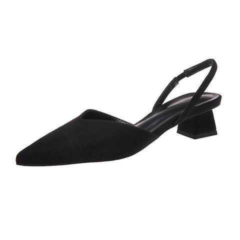heel middle heel women's shoes bun head sandal