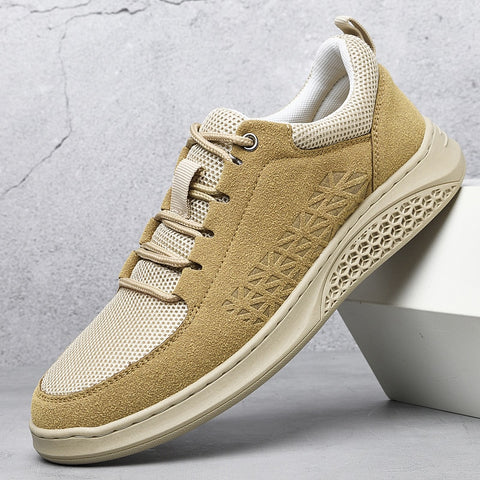 Men genuine Leather Shoes lace up Trend Comfortable Men Shoes