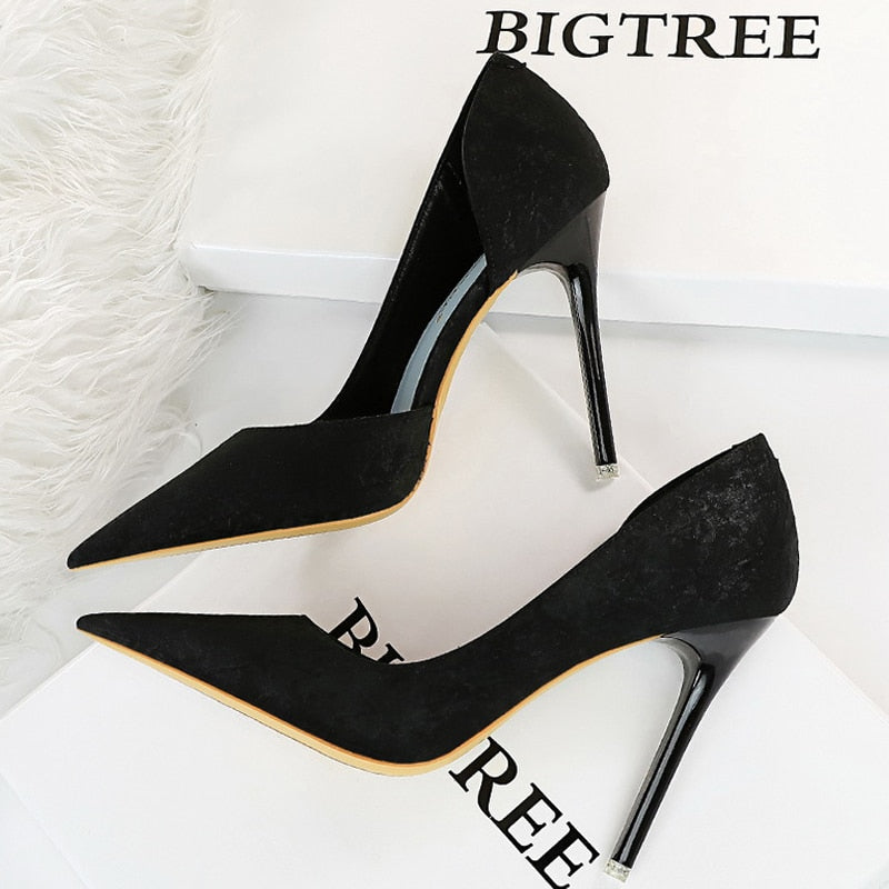 Shoes Designer New Women Pumps Pointed Toe High Heels