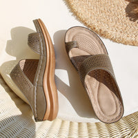 Fashion Women Comfortable Platform Flat Sandals Breathable Shoes