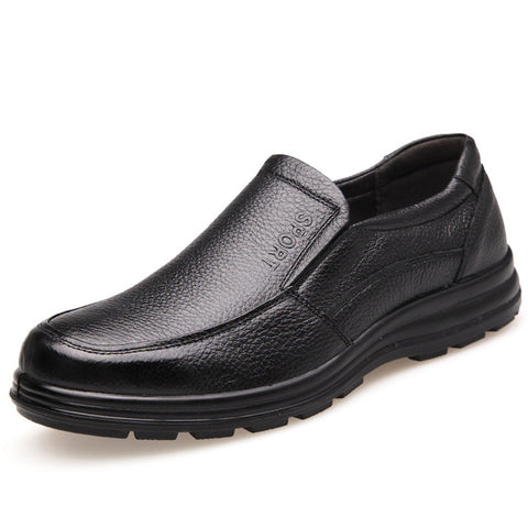 Genuine Leather Shoes Men Flats Fashion Men Casual Shoes