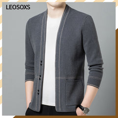 Button Knit Cardigan Sweater Fashion Coat