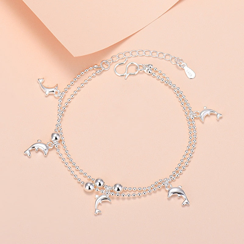 Lucky Bead Charm Bracelet For Women Chain Bracelets