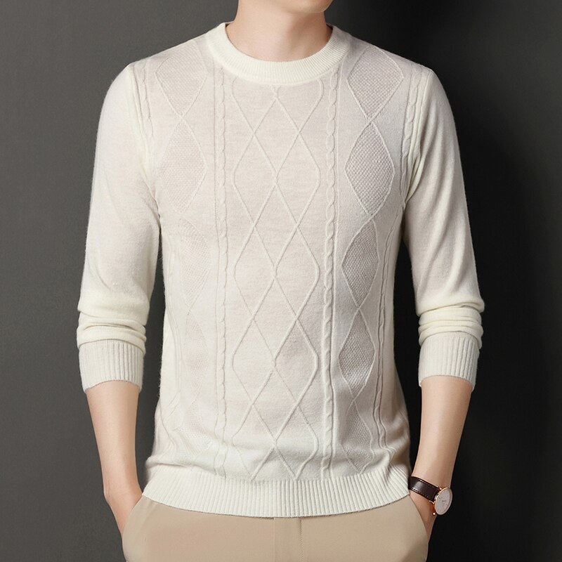 Long-sleeved Knitted Youth Thick Sweater Pullover