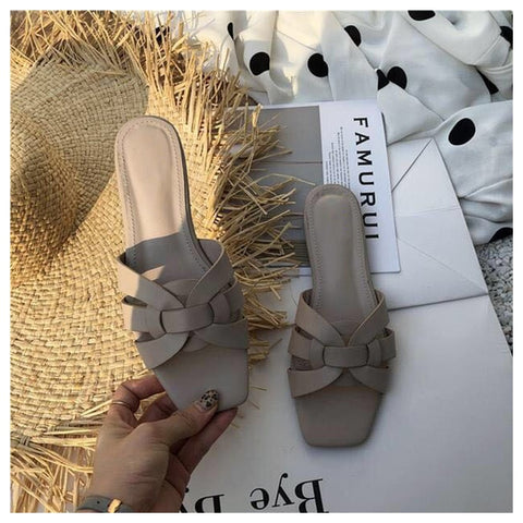 Sandals Shoes For Ladies Slippers Slides Open Toe Flat Casual Beach