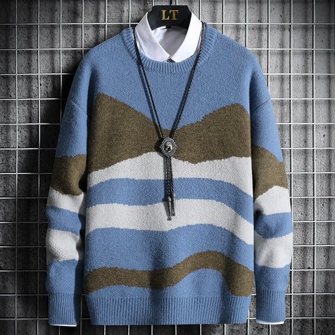 Sweaters Men Casual Knitted Sweaters Men Fashion Clothing