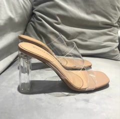 Fashion Summer Women Sandals Shoes Luxury Beach Ladies Clear Sandal