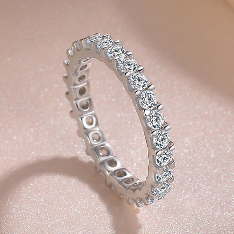 Rings For Women Silver Color Cubic Zirconia Ring Trendy Jewelry