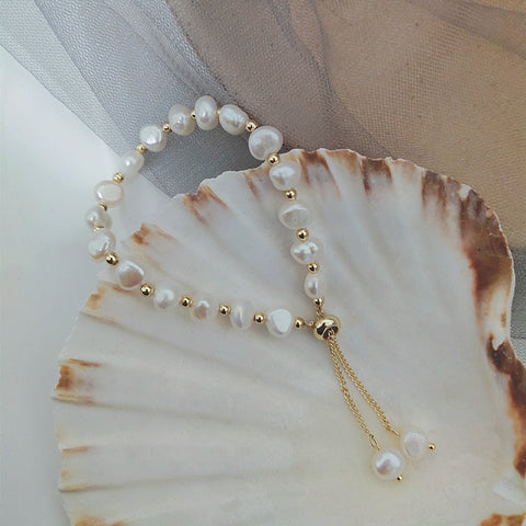 Natural Freshwater Pearl Choker Necklace Baroque Pearl Jewelry