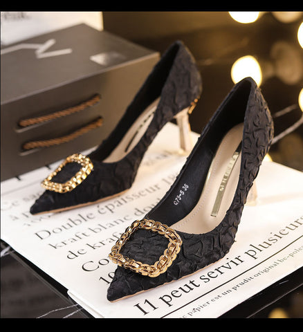 Pumps Pointed High Heels Stiletto All-match shoes for woman
