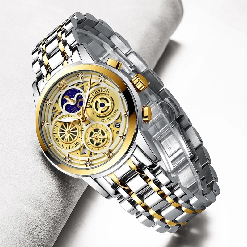 Ladies Watch Woman Luxury Fashion Waterproof Watch