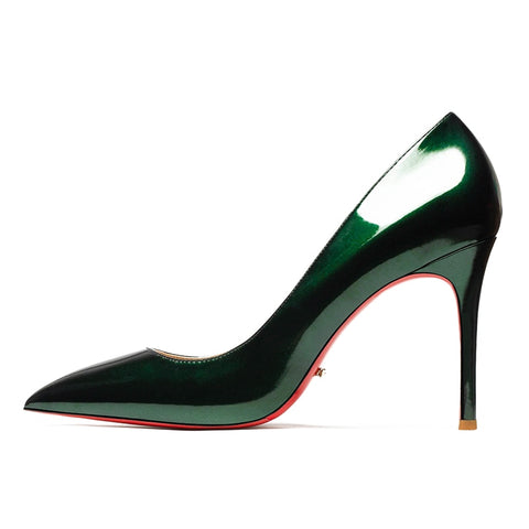 Star Style Shoes Red Shiny Bottom Pumps Brand High Heel Shoes 12cm