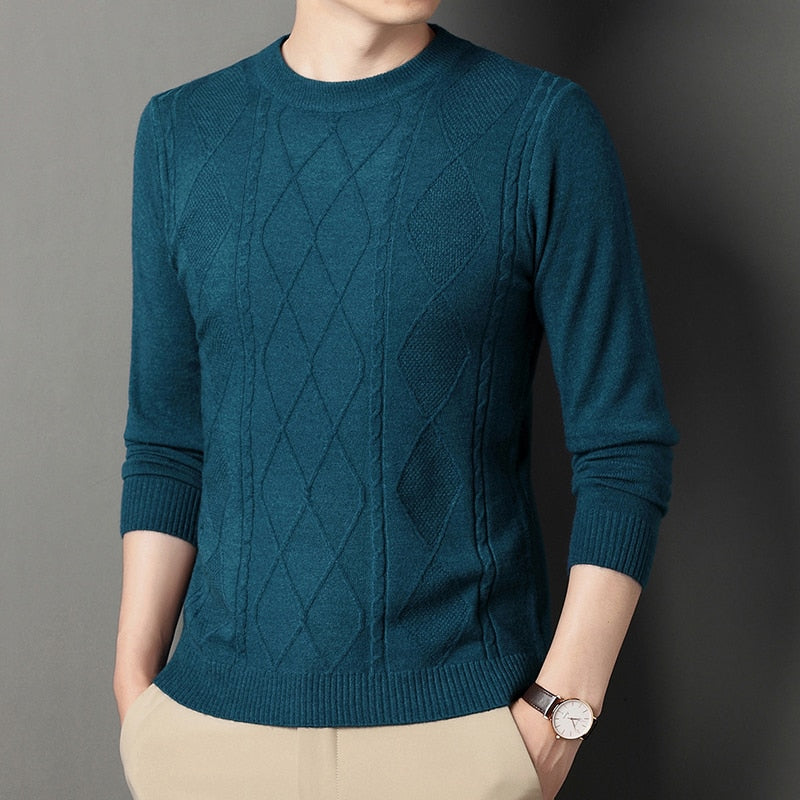 Long-sleeved Knitted Youth Thick Sweater Pullover