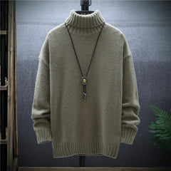 Turtleneck Cashmere Sweater Trend Plush Thickening Bottoming Sweater