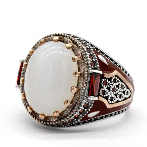 Classic Fashion Rings for Men Silver Color Knight Ring Jewelry
