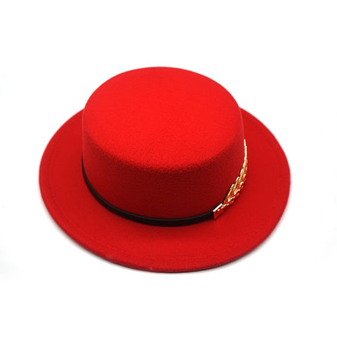 Wool Vintage Trilby Felt Fedora Hat Ribbon With Wide Brim