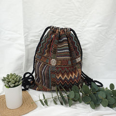 Fabric Backpack Female Gypsy Bohemian Boho Chic