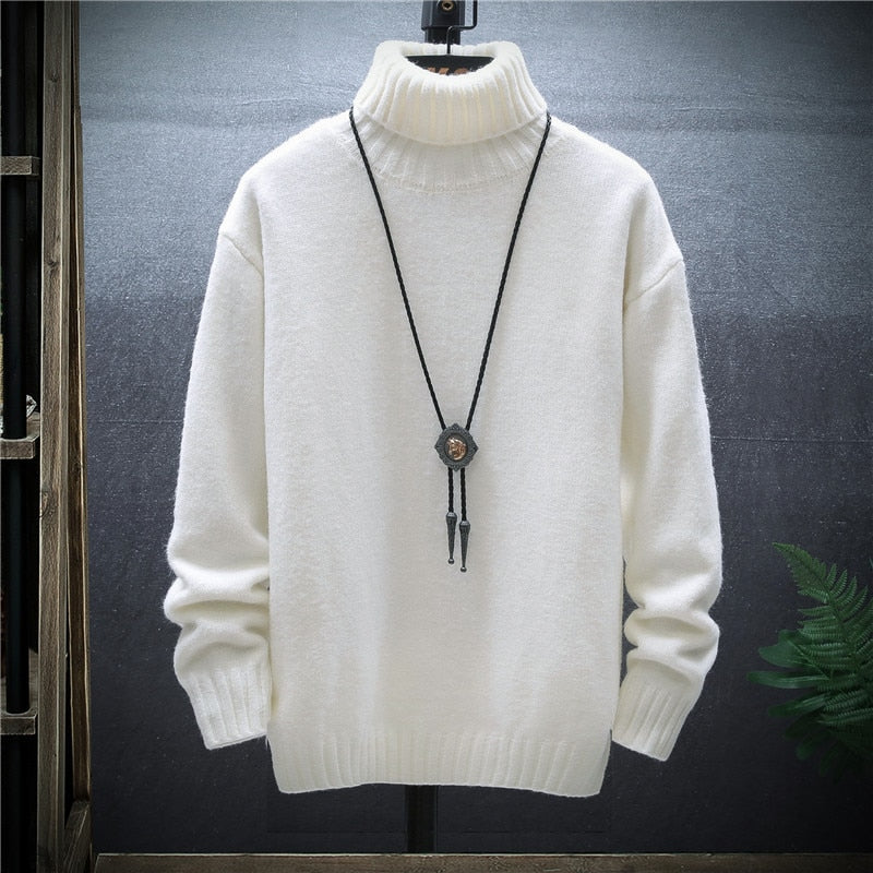 Turtleneck Cashmere Sweater Trend Plush Thickening Bottoming Sweater