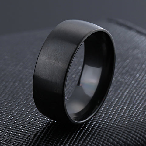 ZORCENS Stainless Steel Wedding Band Ring Roman Numerals