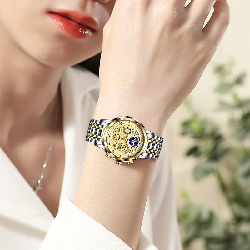 Ladies Watch Woman Luxury Fashion Waterproof Watch