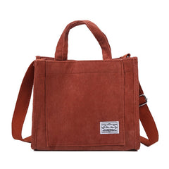 Corduroy Ladies Bag New Trend Single Shoulder Bag Solid Color
