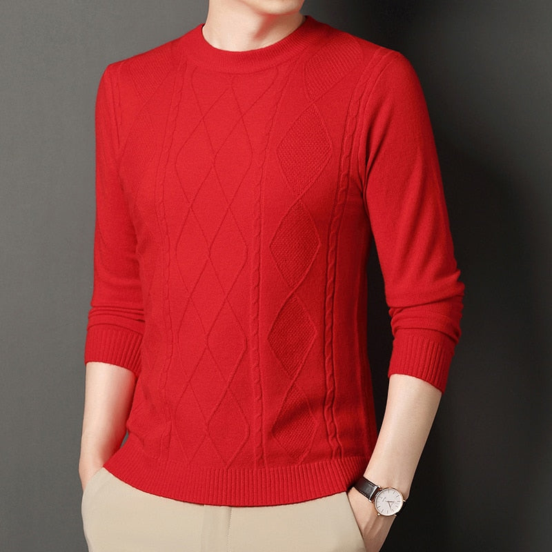 Long-sleeved Knitted Youth Thick Sweater Pullover