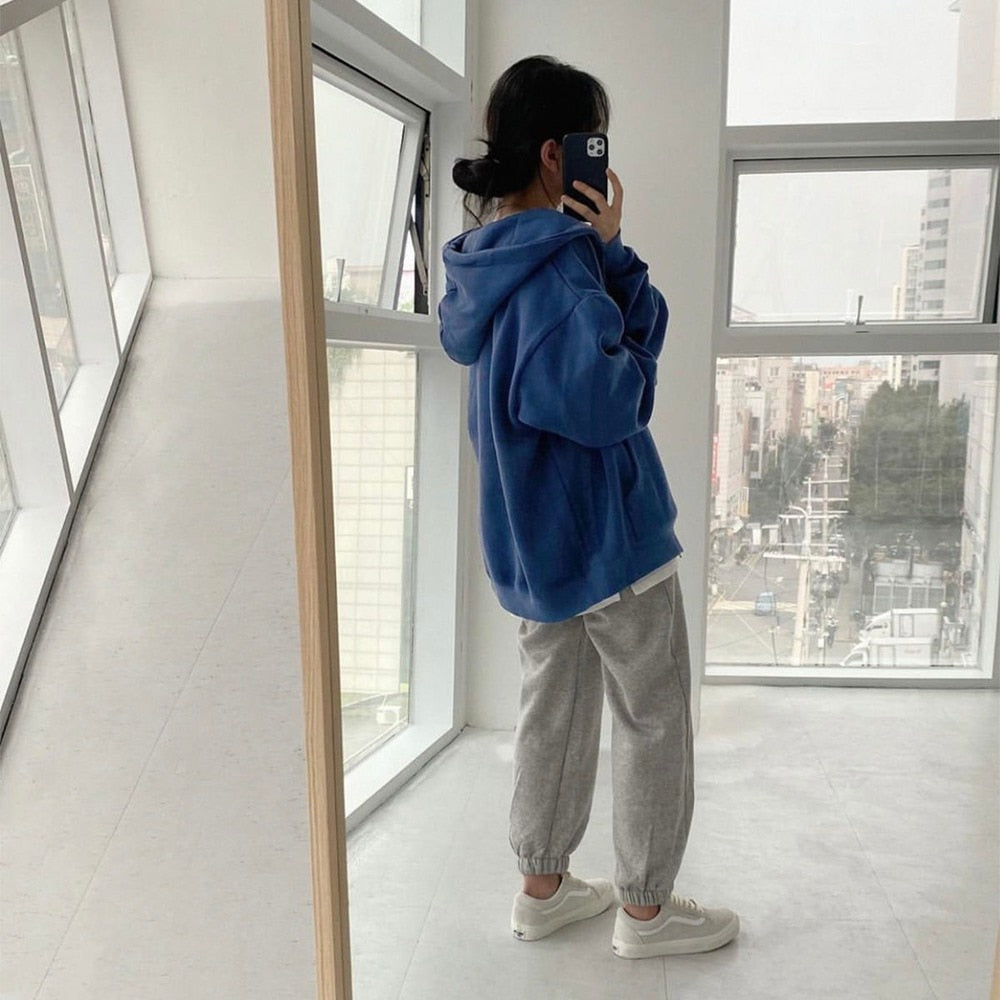 Women Hoodies Harajuku Korean Version Loose Oversized Sweatshirts