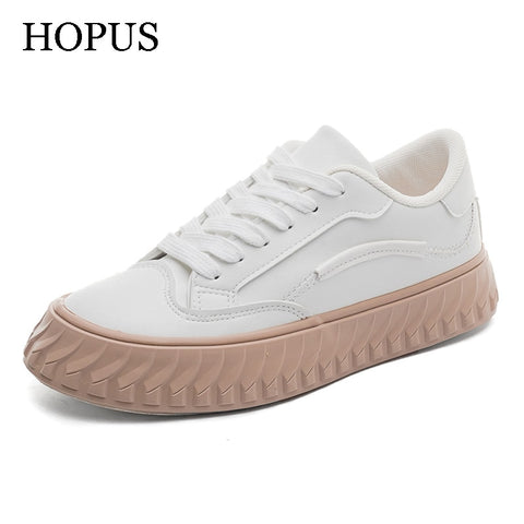 Sneakers Fashion Platform Girls Breathable Designer Shoes Lace-up Casual