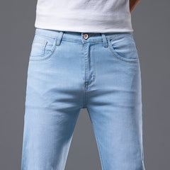 Men Stretch Skinny Jeans Fashion Casual Cotton Denim Slim Fit