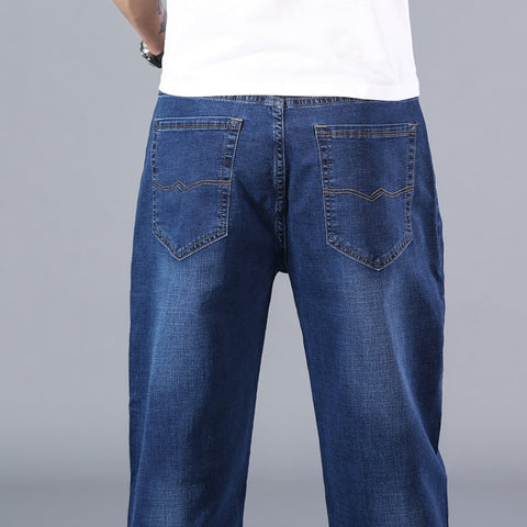 stretch men straight loose loose summer thin jeans spring classic