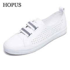 Fashion Casual Microfiber PU Leather Casual Striped Shoes Sneakers