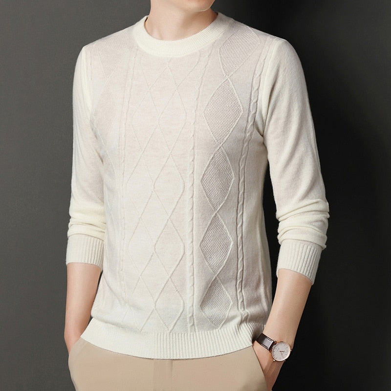 Long-sleeved Knitted Youth Thick Sweater Pullover