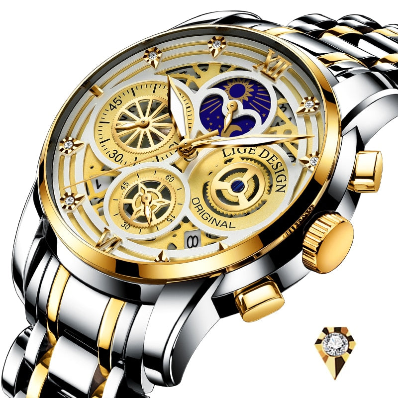 Ladies Watch Woman Luxury Fashion Waterproof Watch