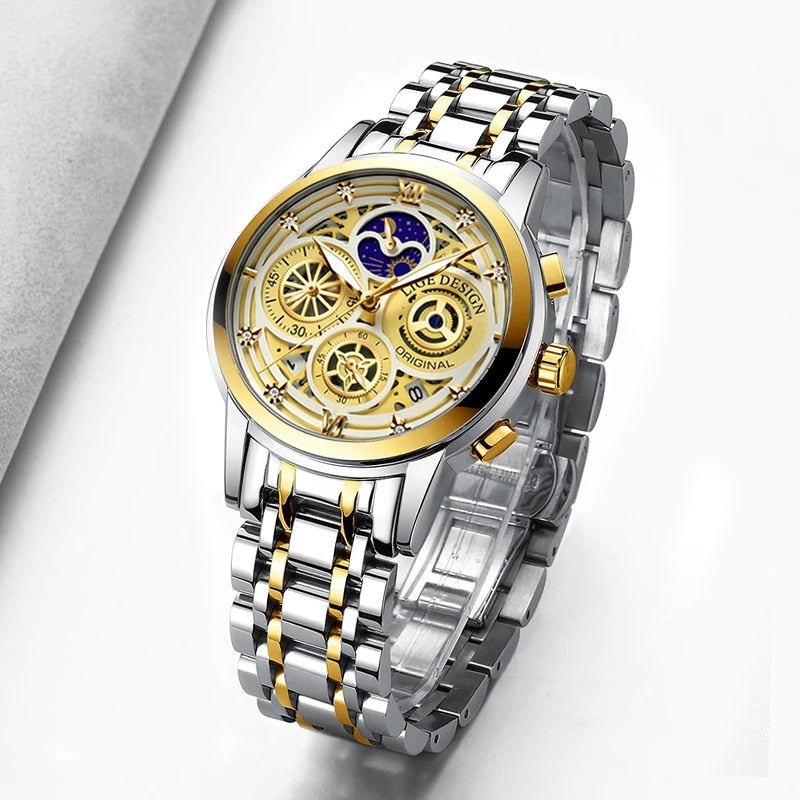 Ladies Watch Woman Luxury Fashion Waterproof Watch