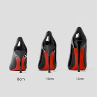 Star Style Shoes Red Shiny Bottom Pumps Brand High Heel Shoes 12cm