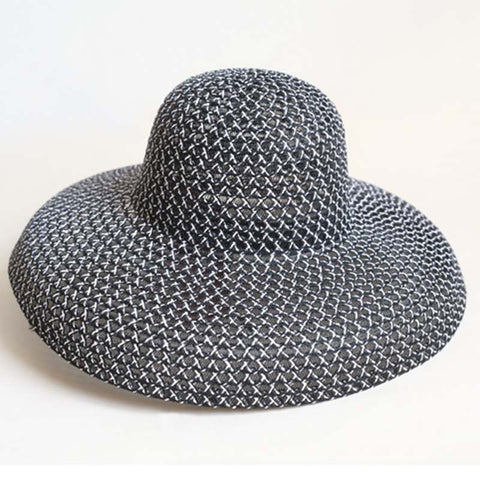 Style Vintage Design Straw Hat Women Girls Solid Color Beach