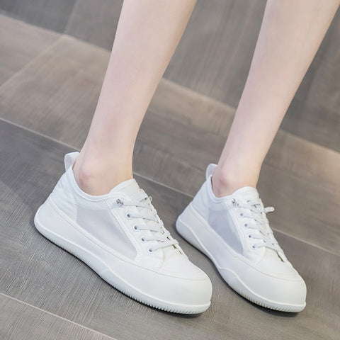 Mesh Sneakers Breathable Shoes Casual Fashion Color Platform