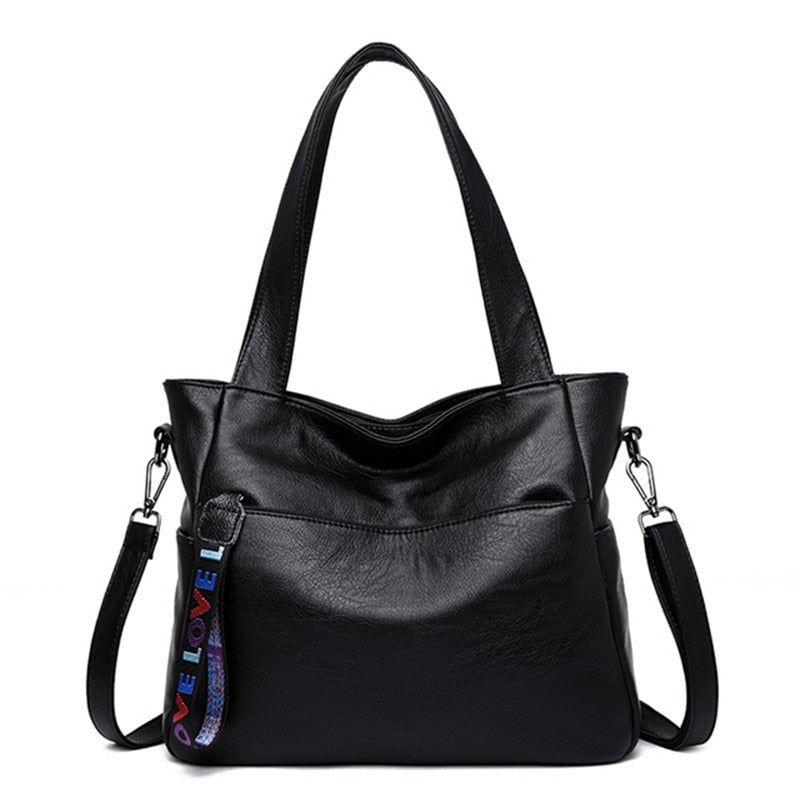 Leather Bags Female Shoulder Sac Tote Shopper Bag